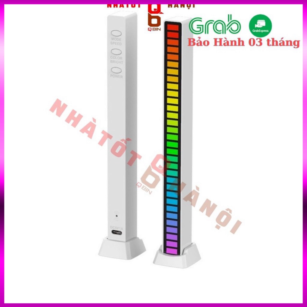 Thanh đèn led rgb nháy theo nhạc 16 TRIỆU MÀU điều khiển bằng cảm biến âm thanh siêu nhạy đèn trang trí decor phòng chat | BigBuy360 - bigbuy360.vn