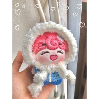 Outfit len cho doll 10cm