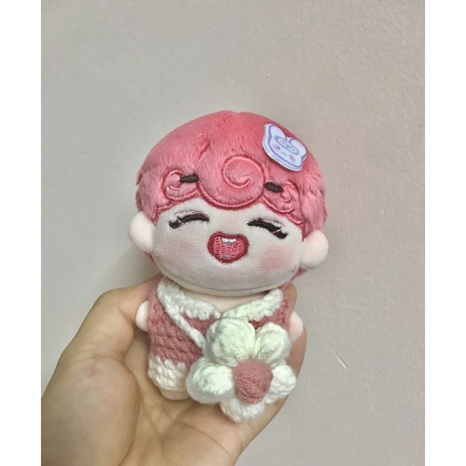 outfit hồng cho doll 10cm