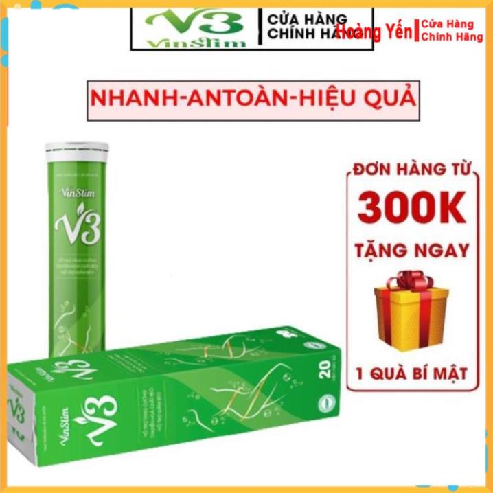 Viên sủi giảm cân vinslim v3 giảm cân nhanh cấp tốc an toàn giảm béo hiệu quả không phải thuốc giảm cân HY.Auth