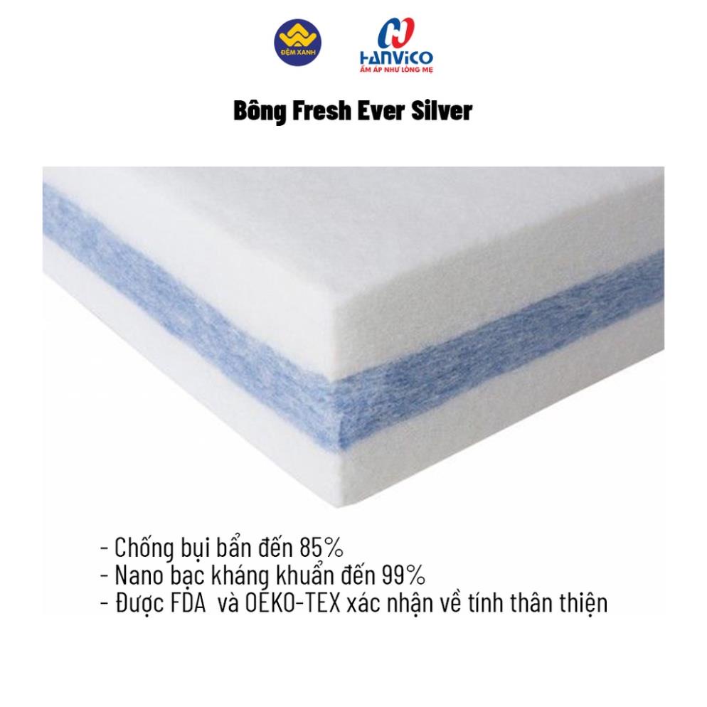 Đệm bông ép Hanvico chống khuẩn - bảo hành chính hãng