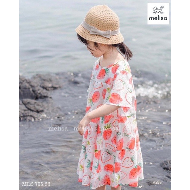 Đầm quả dâu melisa cho Bé