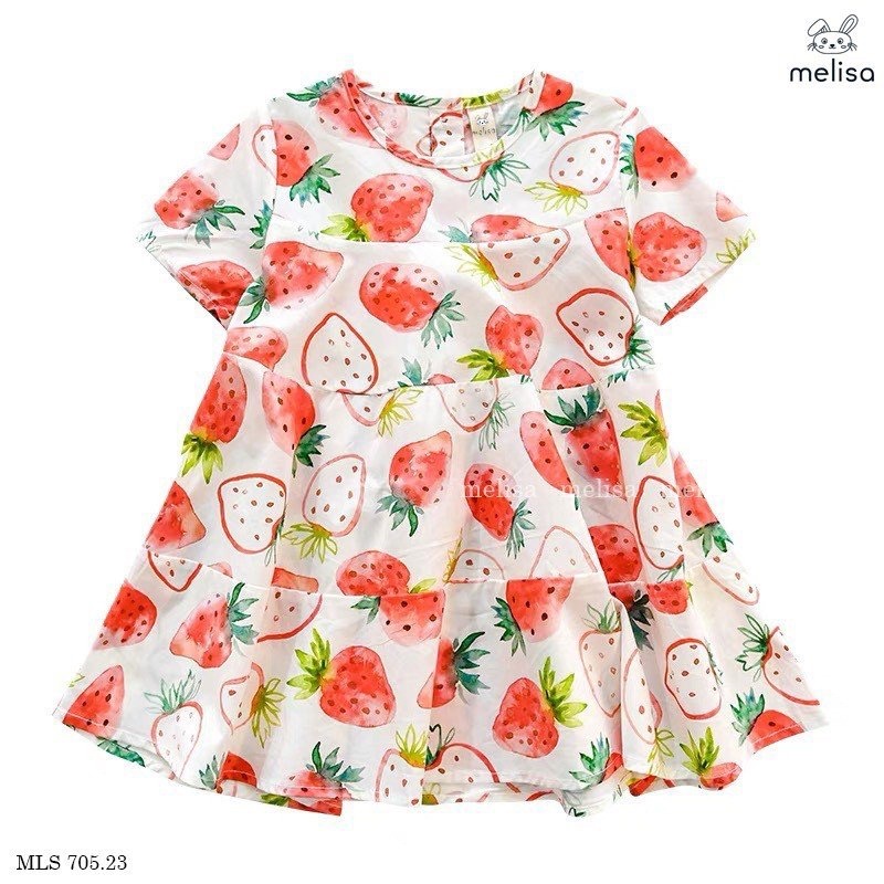 Đầm quả dâu melisa cho Bé