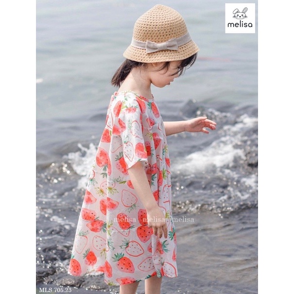 Đầm quả dâu melisa cho Bé