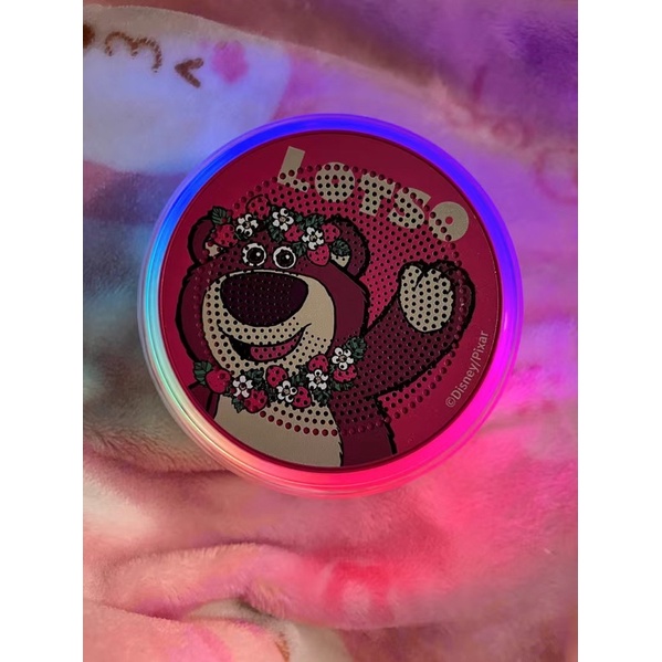 Loa Bluetooth Hãng Disney Phiên Bản 5.0 Gấu Dâu  Lotso Nháy Đèn
