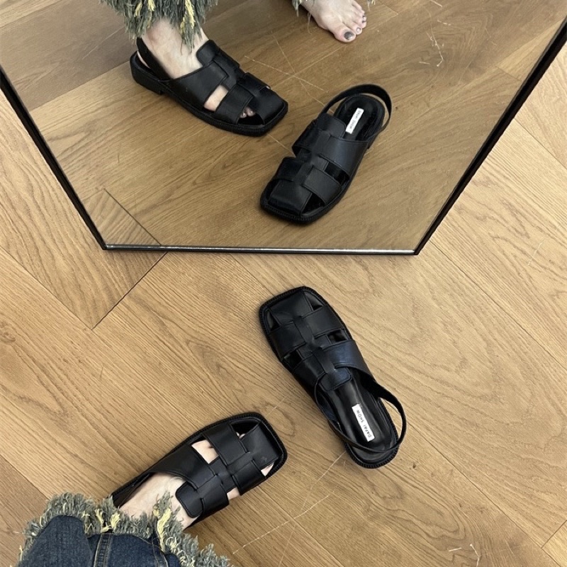 Giày sandal rọ 2 nan bản có quai sau
