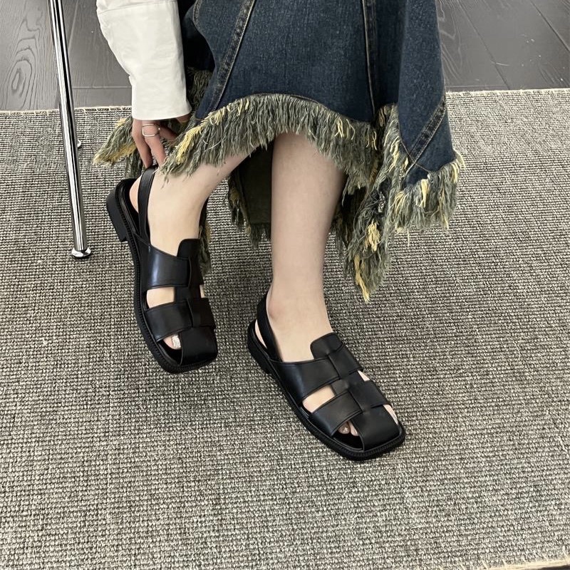 Giày sandal rọ 2 nan bản có quai sau