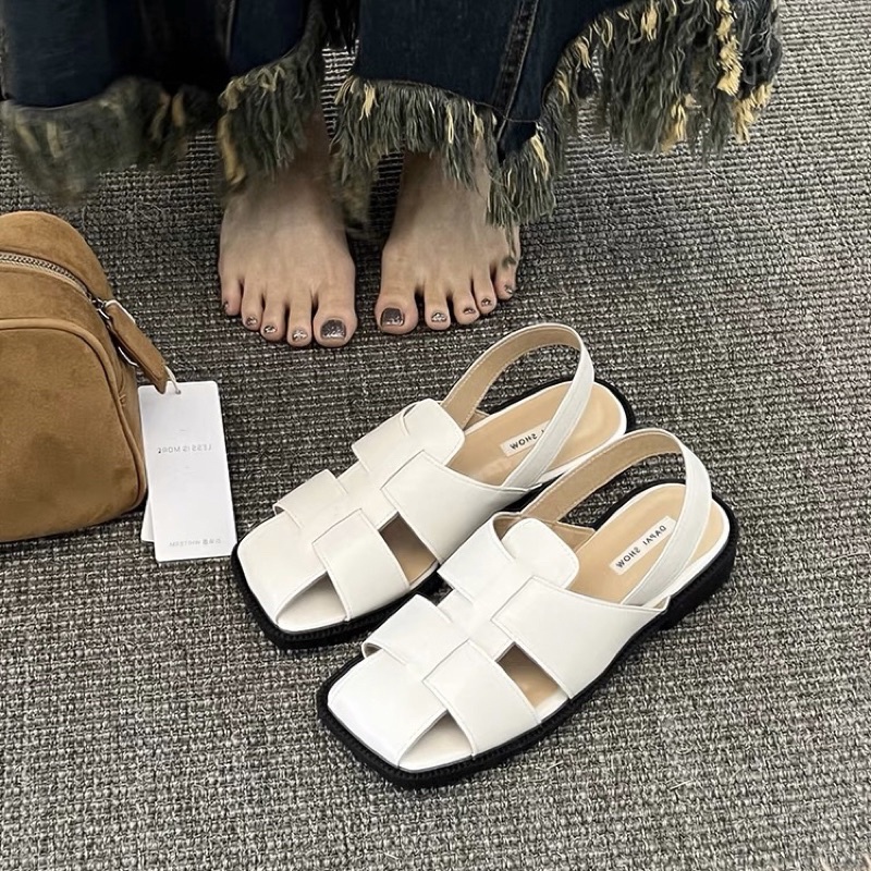 Giày sandal rọ 2 nan bản có quai sau