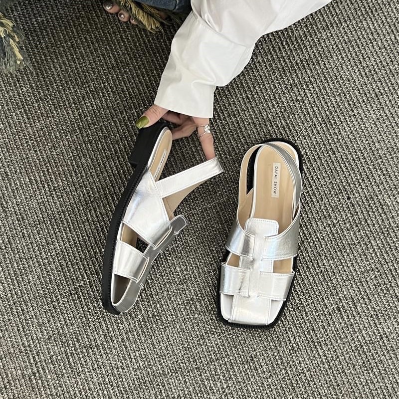 Giày sandal rọ 2 nan bản có quai sau