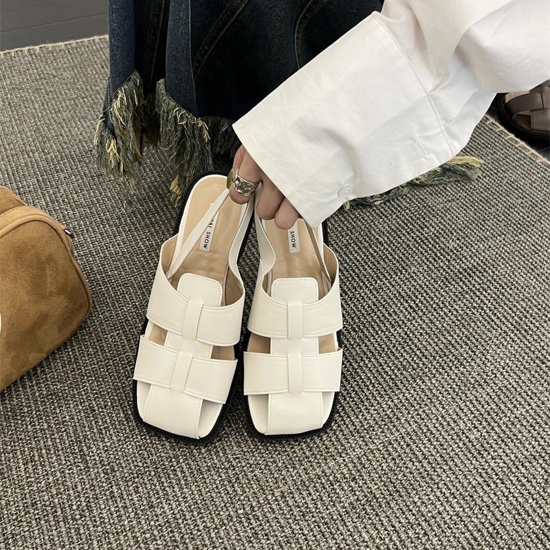 Giày sandal rọ 2 nan bản có quai sau