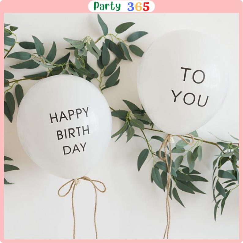 Bóng Bay In Chữ Happy Birthday To You Trang Trí Sinh Nhật
