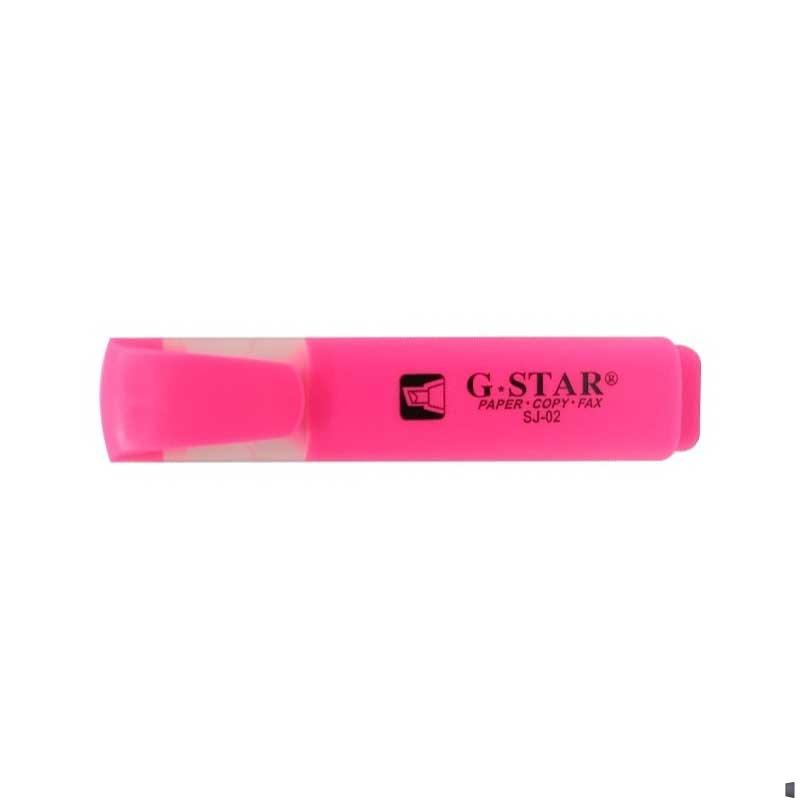 Viết Dạ Quang Highlighter Gstar SJ-02 ( Hồng, Lá, Vàng, Cam ) .