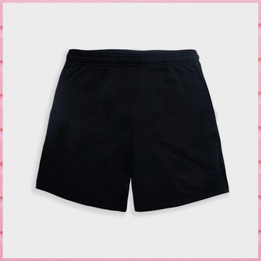 QUẦN Short ESSENTIALS Fear of God lưng thun Nam Nữ, chất vải Poly 2 da, quần đùi thể thao, lửng cộc ngắn đen form rộng | BigBuy360 - bigbuy360.vn