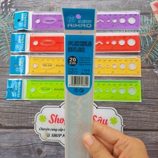 Thước dẻo 20cm nhiều màu (1 cây)