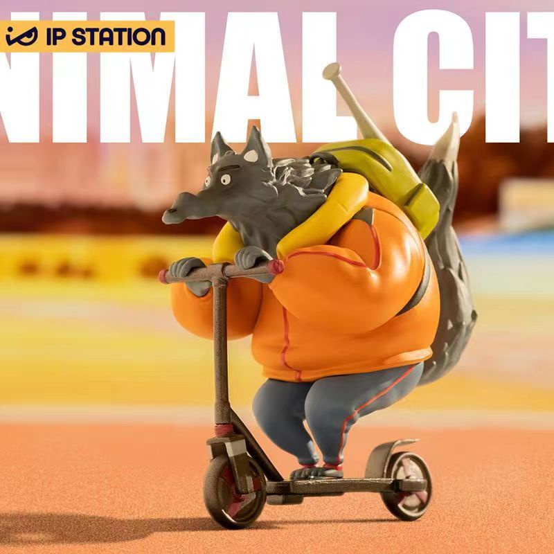 Ting120 Hàng Có Sẵn Mô hình Animal City The Base Team Đội bóng chày động vật Blind box hộp mù sưu tầm ngẫu nhiên