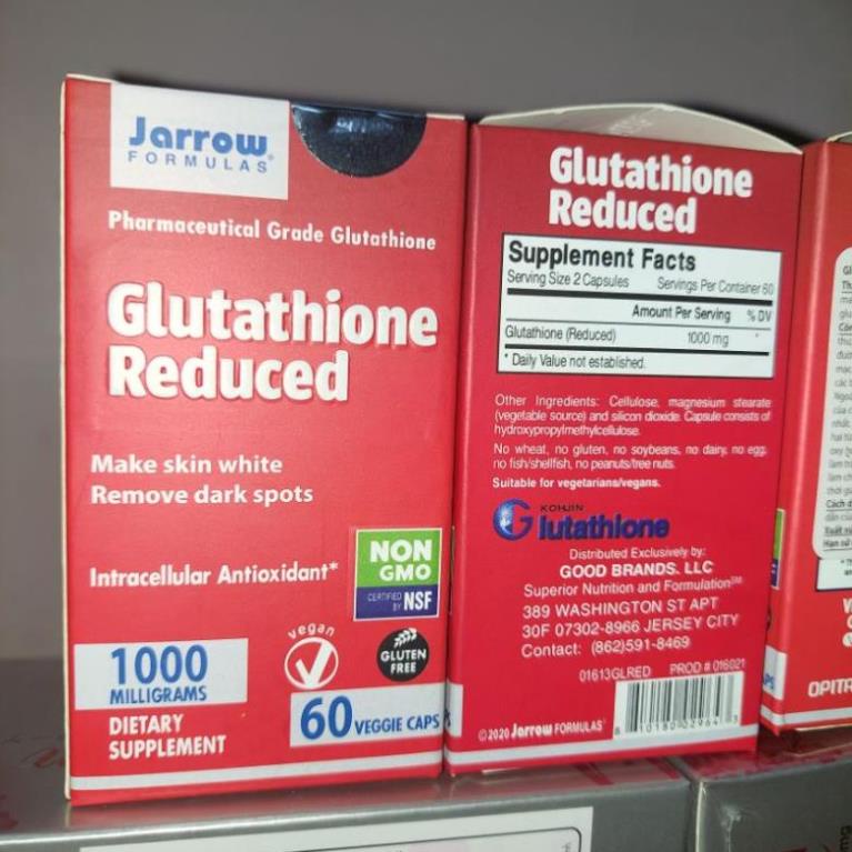 Viên uống trắng da GLUTATHION 1000mg ( USA, Hộp 60 viên) date 2024 | BigBuy360 - bigbuy360.vn