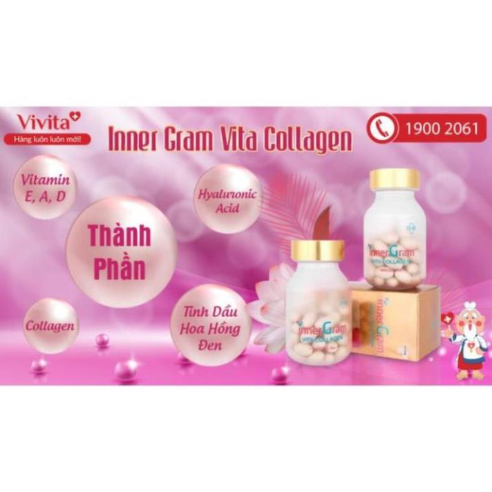 Viên Uống Cấp Nước Inner Gram Vita Collagen 60 viên Hàn Quốc