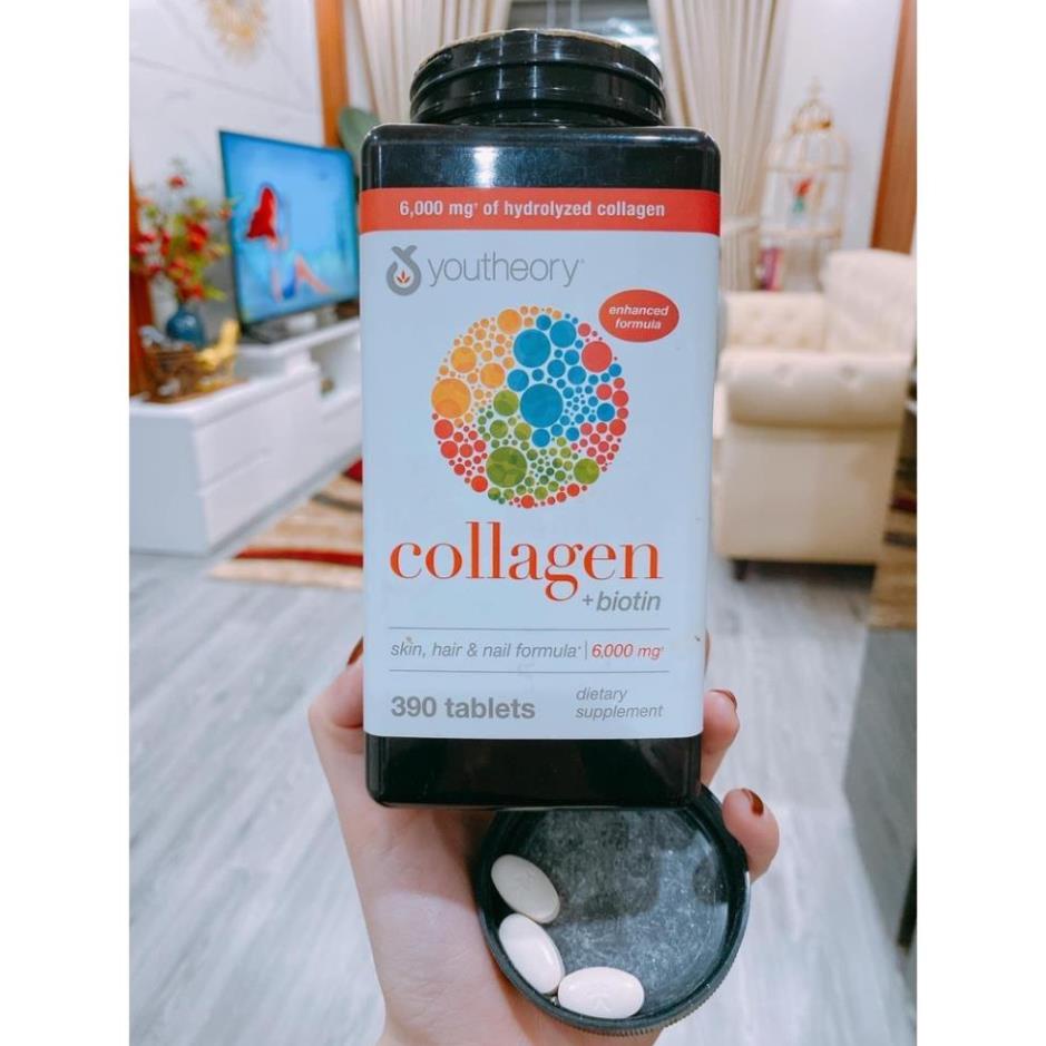 Collagen Youtheory Biotin 390 viên của mỹ | BigBuy360 - bigbuy360.vn