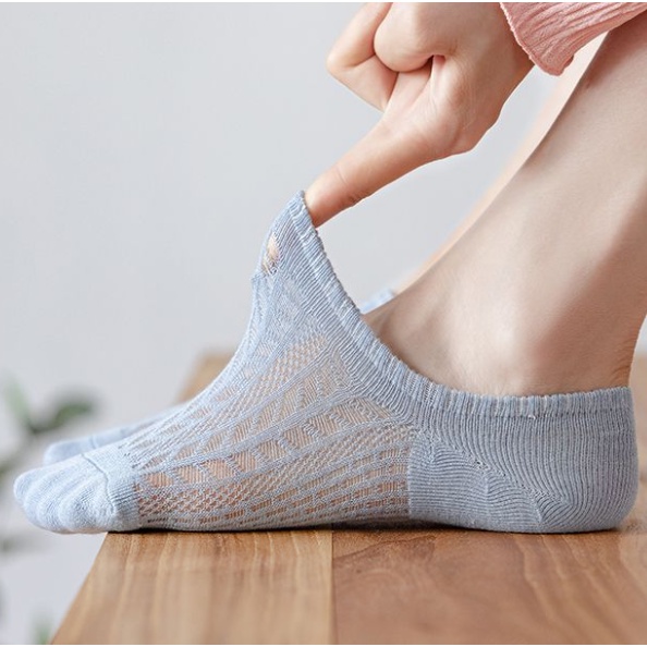 Bán Chạy Vớ Thuyền Mỏng Mùa Hè Kiểu Thuyền Không Rơi Gót Kính Vô Hình Thiết Kế Đơn Giản Bằng Silicone