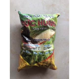 Men Đức Hùng, men nấu rượu, men rượu trấu, nấu cơm, nấu cơm rượu gói 1kg