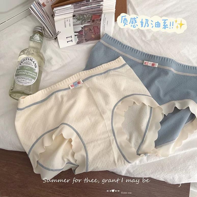 Quần lót nữ cotton vải mềm viền sóng ôm bụng nâng mông kháng khuẩn, thông hơi co giãn 4 chiều Softie a155