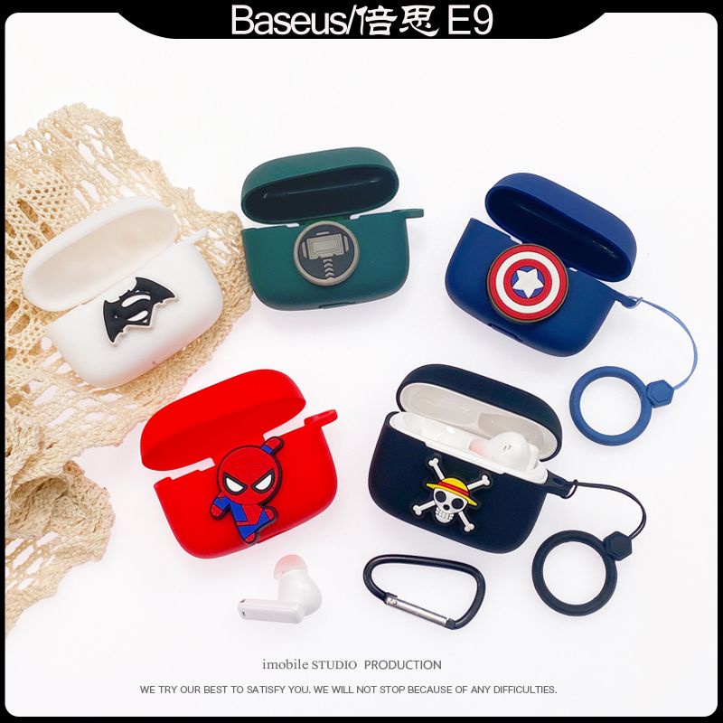 Vỏ Bảo Vệ Hộp Sạc Tai Nghe Bluetooth Baseus Bowie E9 E9 Bằng Silicon Chống Sốc