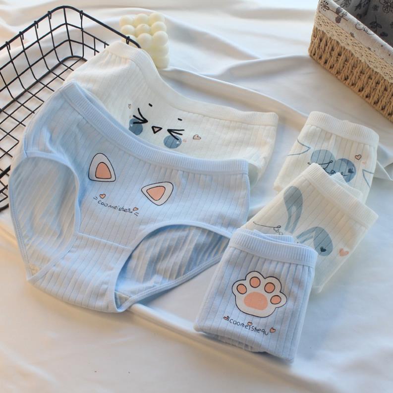 Quần Lót Nữ Cotton Thiên Thần - Tim , Tai Thỏ Thời Trang Dễ Thương Softie 866