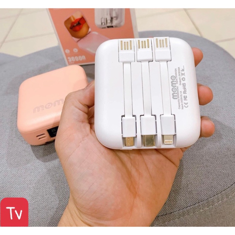 SẠC DỰ PHÒNG MOMO 3 CỔNG SẠC