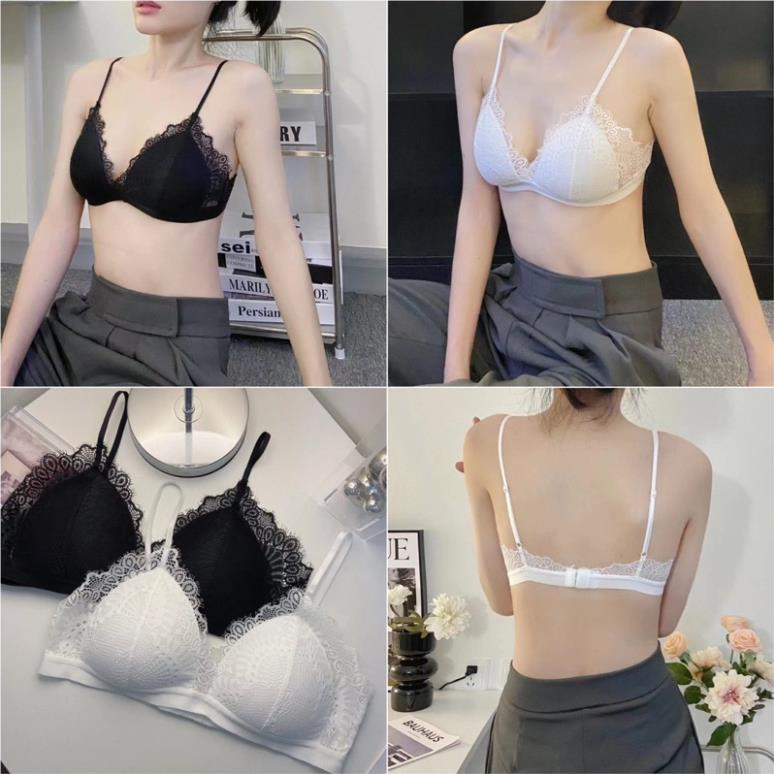 ❤️ Áo Ngực , Áo Bra Ren Hoa Mềm Đệm Mỏng 2 Dây Kép Móc Cài Sau Siêu Mềm Dịu Êm Bikini Eva 3011 ❤️