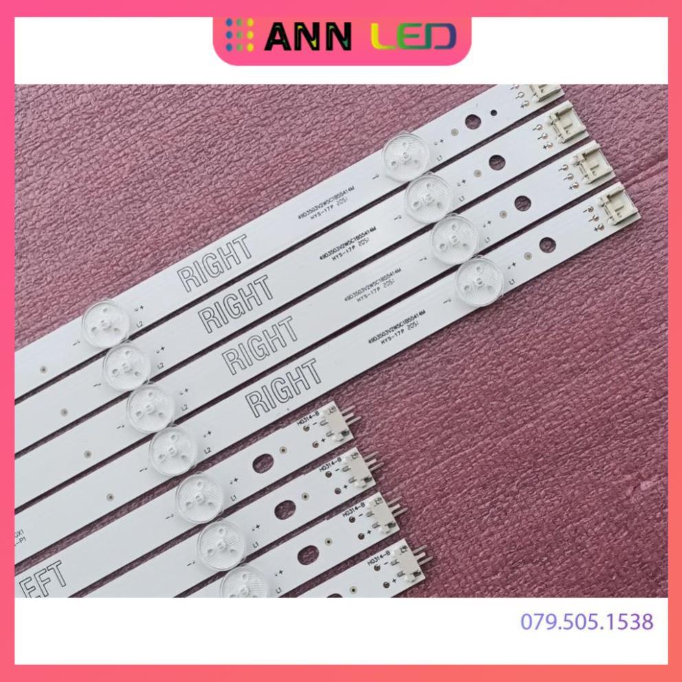 BỘ LED TIVI LG 49UH610 49UH617 49LJ550 49KU6320 49UJ632 49UH619 49UF640 49UF6400 MỚI 100%