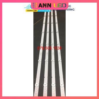 Thanh LED Tivi LG 49UK6340 - Lắp zin tivi LG 49UK6340 49UH6320 - 49LJ550 - 1 bộ 4 thanh 9LED - LED MỚI 100% nhà máy