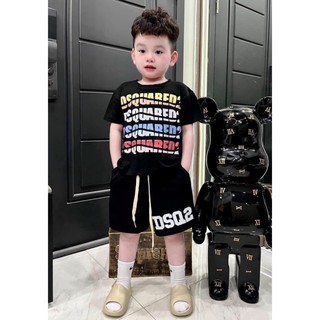 BỘ ĐEN PHỐI CHỮ CHO BÉ TRAI