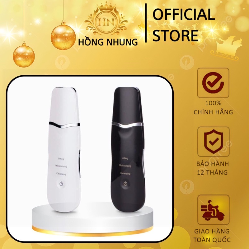Máy tẩy tế bào chết Máy cà da sủi da Sóng siêu âm Ion Loại bỏ mụn đầu đen Làm sạch lỗ chân lông Massage nâng cơ mặt