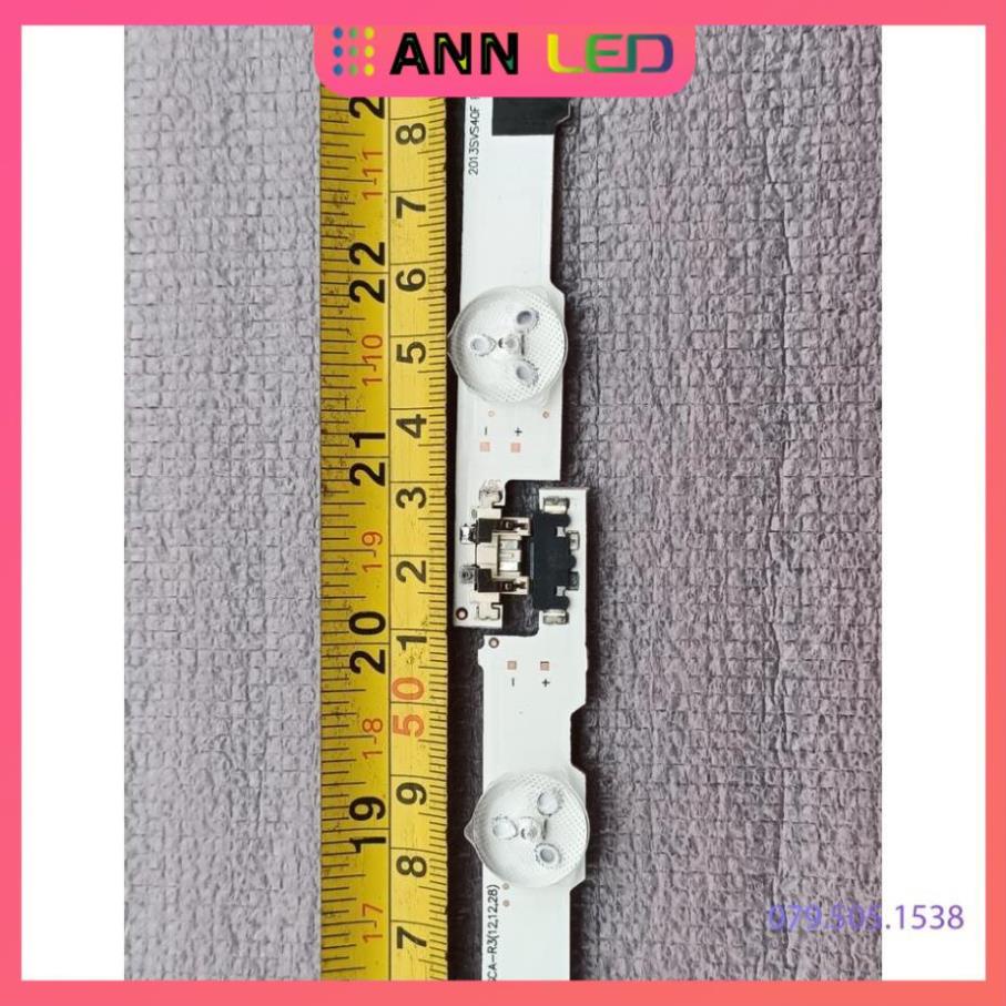 LED TIVI SAMSUNG 40F5000 40F5501 40F5500 40F6400, 2013SVS40F R5 L8 REV1.9 200418. HÀNG MỚI 100%, BỘ 7 THANH 13 BÓNG