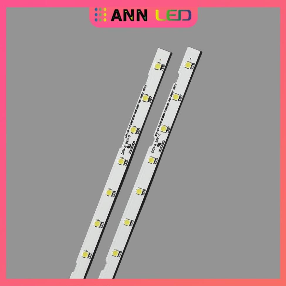 Thanh LED Tivi samsung 43NU, 43RU - Lắp zin tivi samsung 43NU, 43RU các đời - 1 bộ 2 thanh giống nhau - LED MỚI 100%