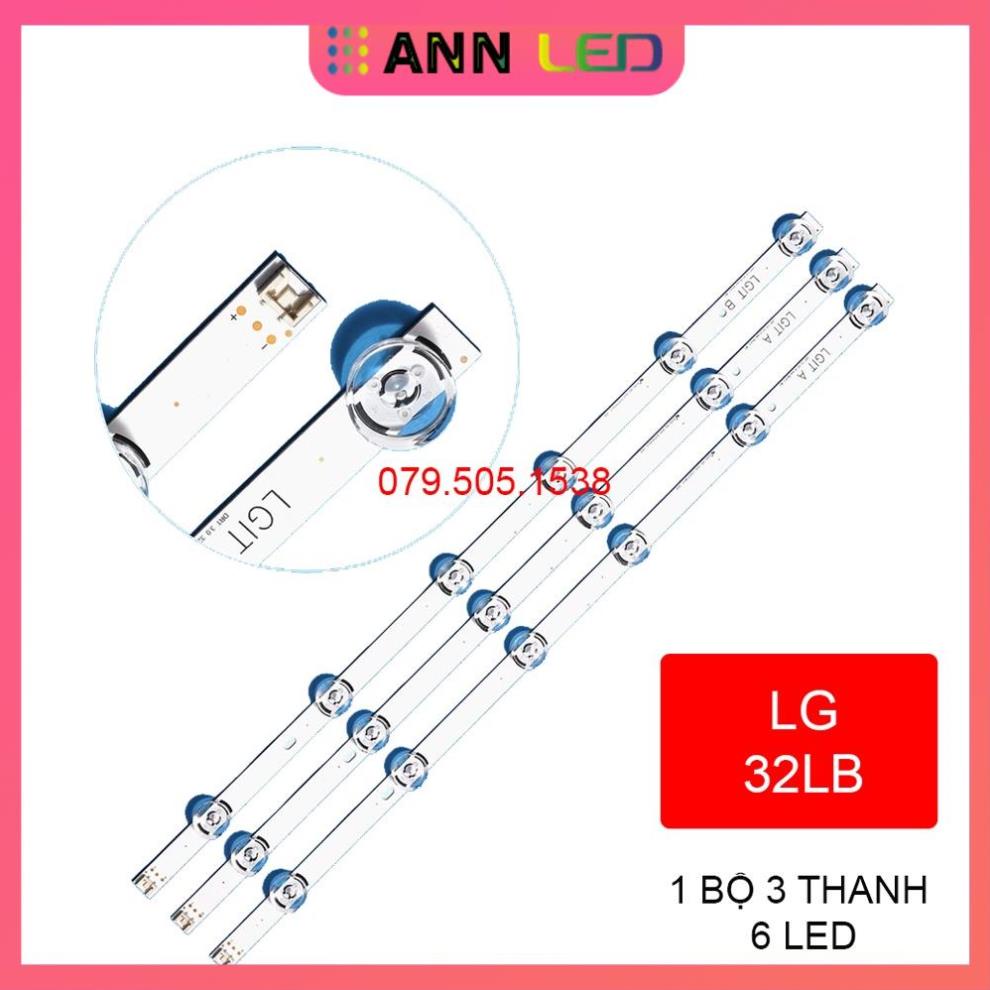 THANH LED TIVI LG 32LB550 32LB551 32LB560 32LB561 32LB582 32LF580 32LF550 32LF581D 32LF582D Innotek DRT 3.0 32A
