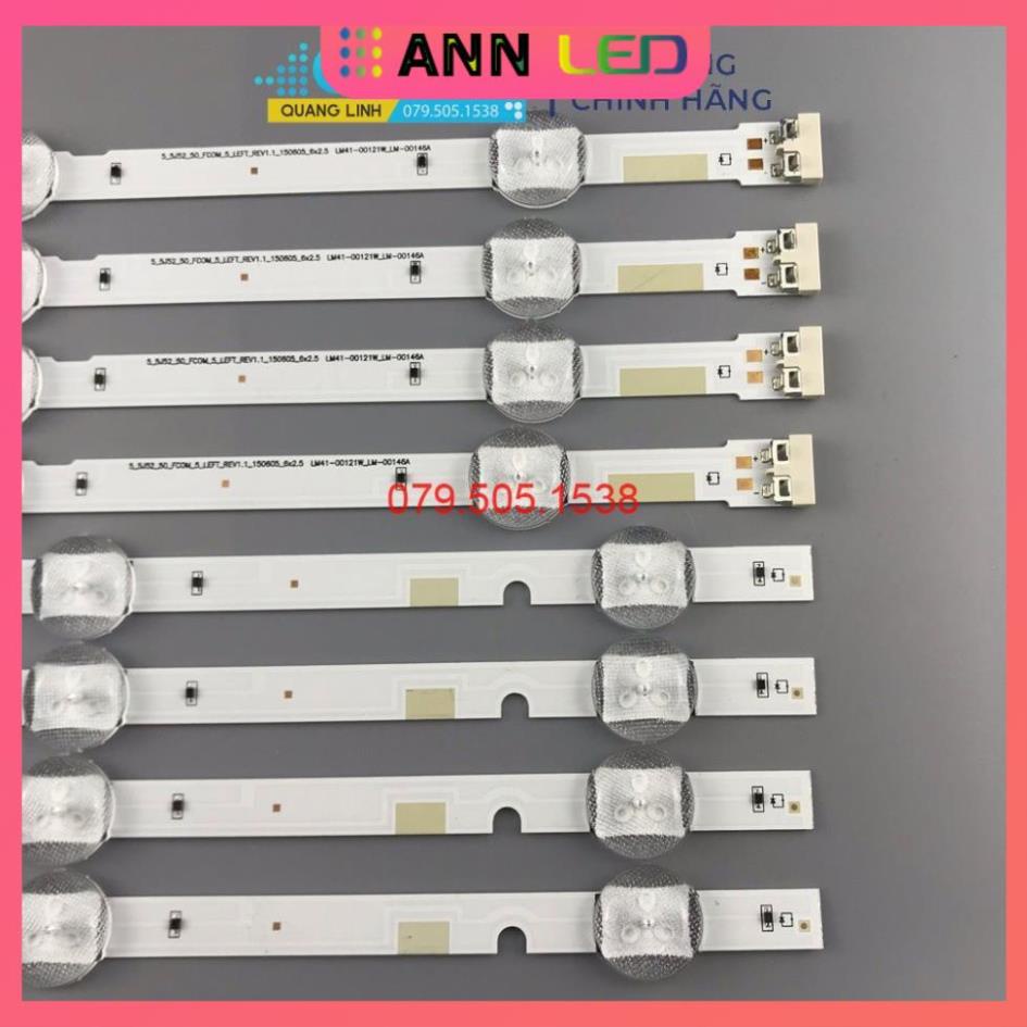 Thanh LED Tivi samsung 49J5200 - Lắp zin tivi samsung 49J5200 - 1 bộ 8 thanh 4A+4B - LED MỚI 100% nhà máy