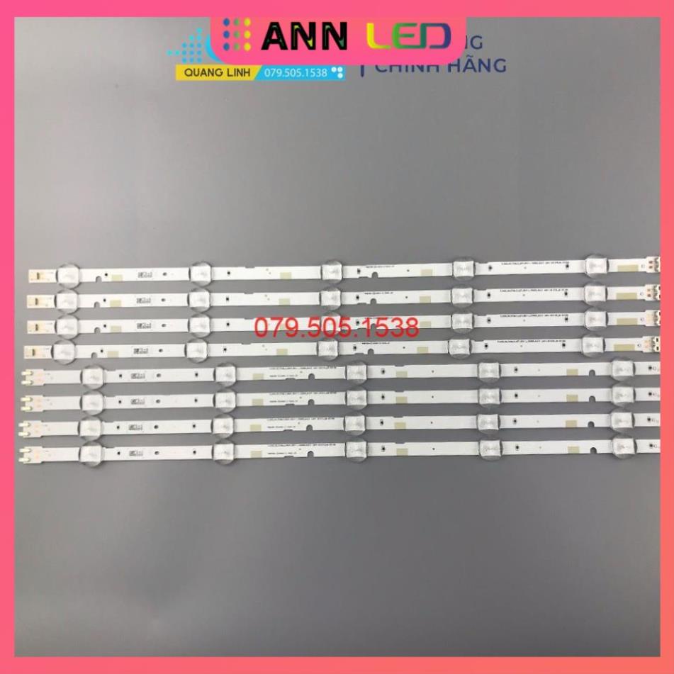 Thanh LED Tivi samsung 49J5200 - Lắp zin tivi samsung 49J5200 - 1 bộ 8 thanh 4A+4B - LED MỚI 100% nhà máy