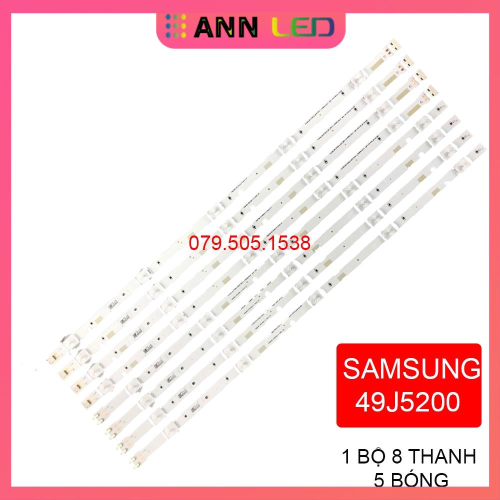 Thanh LED Tivi samsung 49J5200 - Lắp zin tivi samsung 49J5200 - 1 bộ 8 thanh 4A+4B - LED MỚI 100% nhà máy