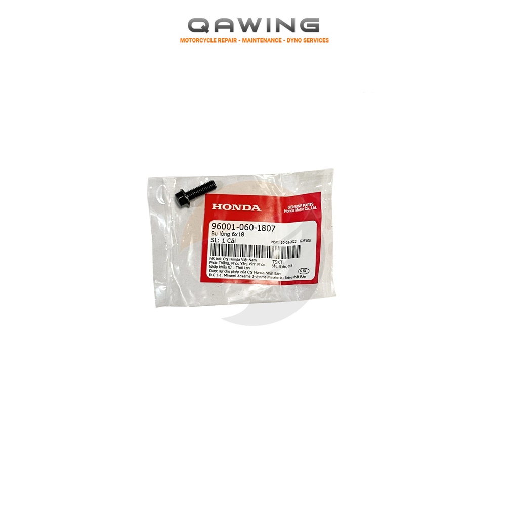 96001-060-1807 | Bu lông 6x18 | BOLT,FLANGE,SH,6X18 (Chính hãng)
