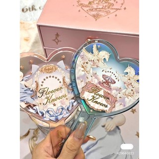 Có sẵn - gương Flower knows kỳ lân Unicorn Cupid hình trái tim