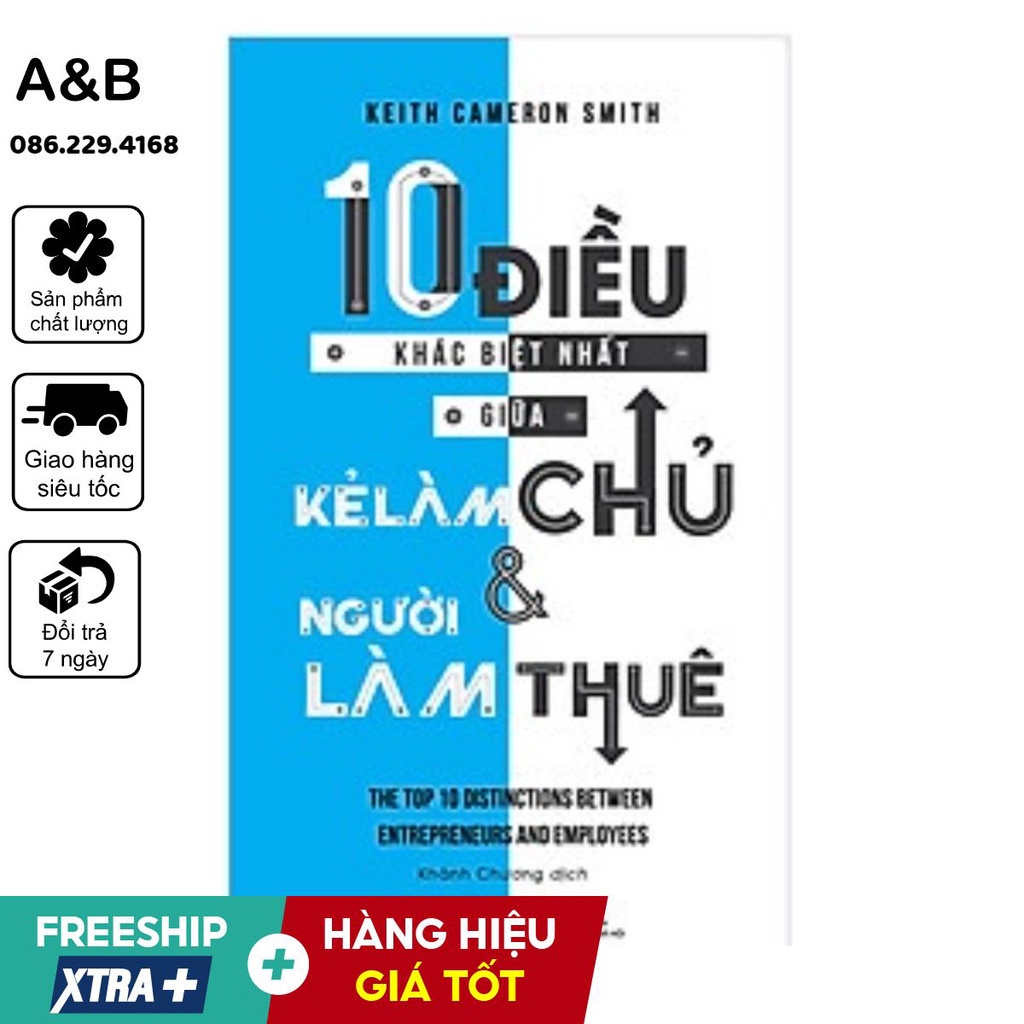 📚 10 Điều Khác Biệt Nhất Giữa Kẻ Làm Chủ và Người Làm Thuê | Thanh lý - Xả Kho