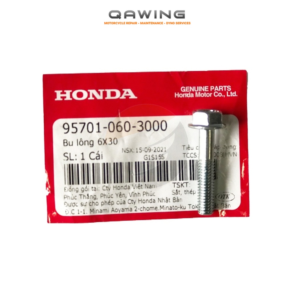 95701-060-3000 | Bu lông 6X30 | BOLT, FLANGE, 6X30 (Chính hãng)