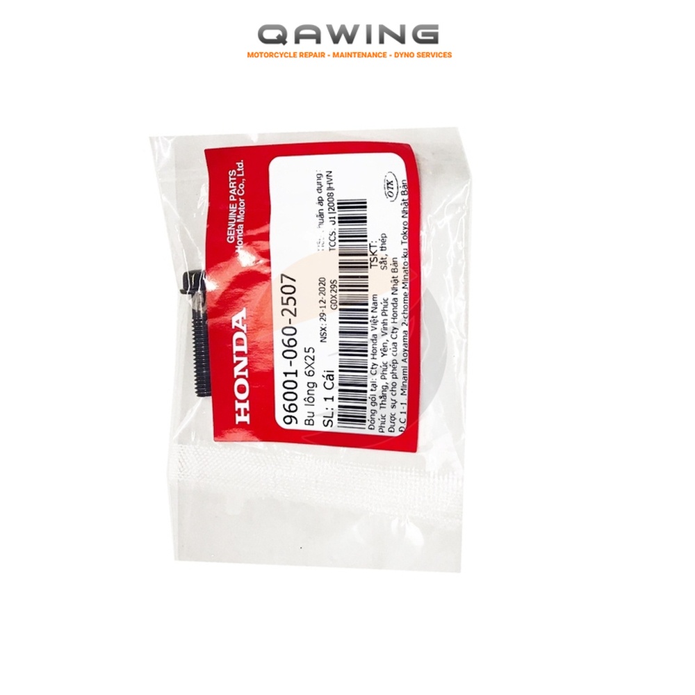 96001-060-2507 | Bu lông 6X25 | BOLT,FLANGE,SH 6X25 (Chính hãng)