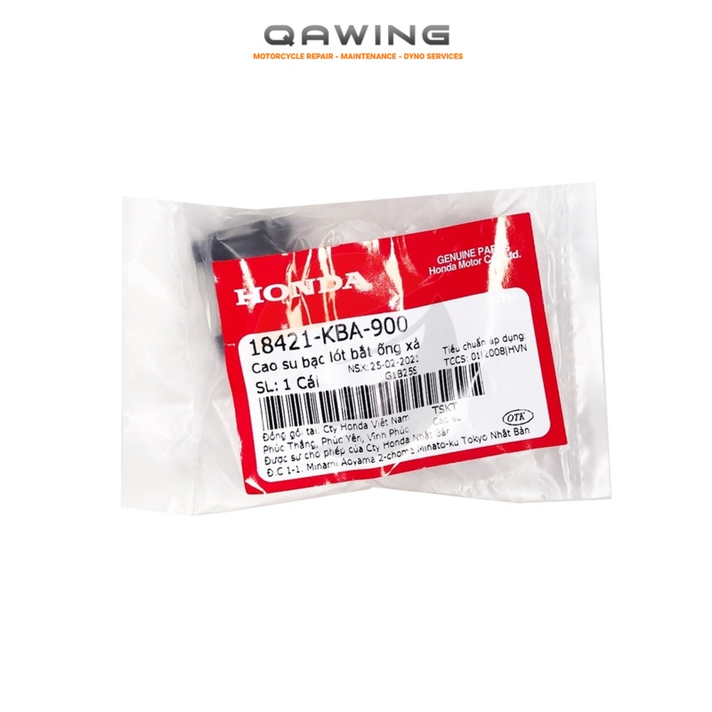 18421-KBA-900 | Cao su bạc lót bắt ống xả | RUBBER,MUFF.MOUNT (Chính hãng)