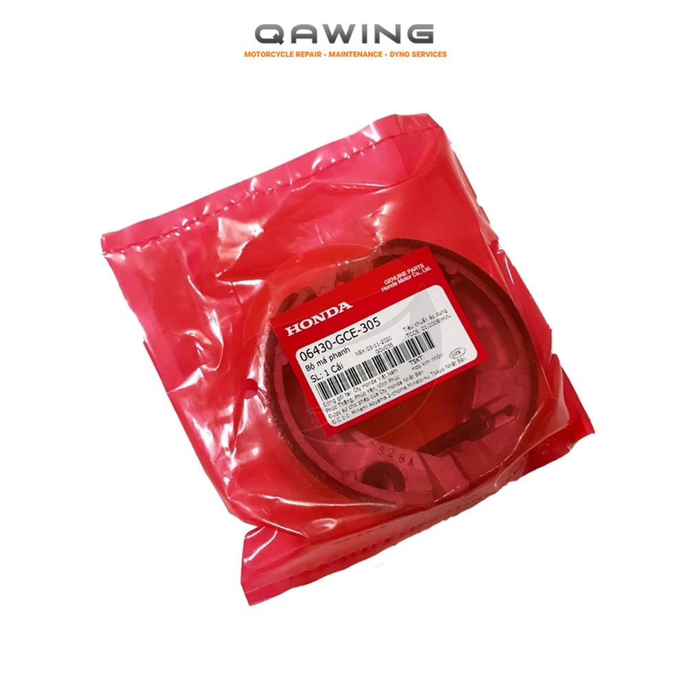 Má phanh (bố thắng) SUPER DREAM 100 / WAVE 100 / WAVE α / FUTURE (Chính hãng)