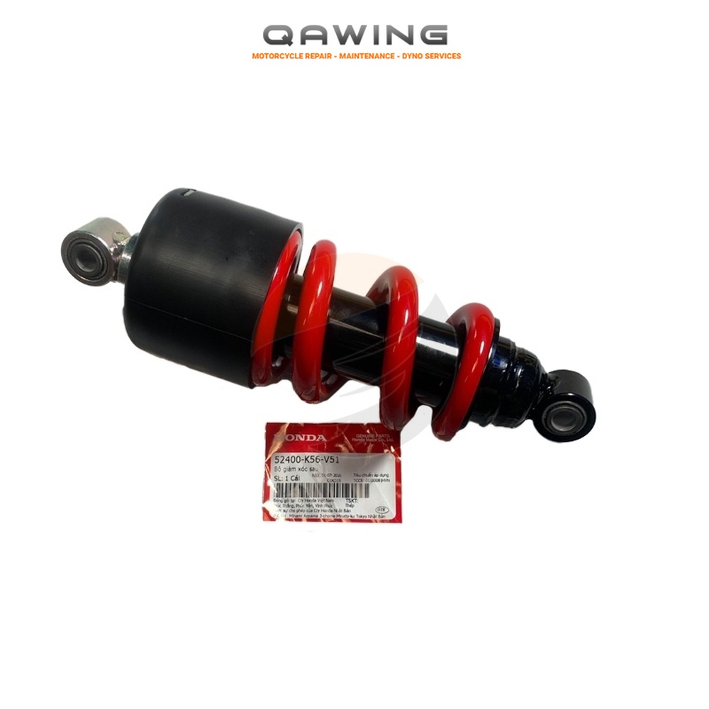 Bộ giảm xóc (phuộc) sau (Đỏ) WINNER X / WINNER 150 V1 (Chính hãng)
