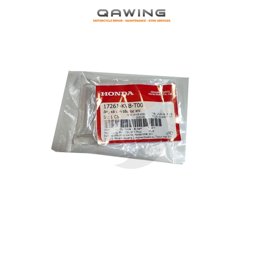 17261-KVB-T00 | ống xả cặn bầu lọc khí | TUBE,DRAIN (Chính hãng )
