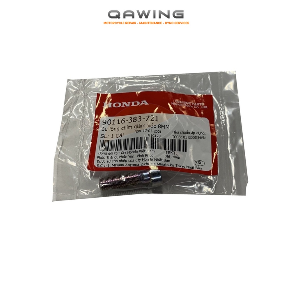 90116-383-721 | Bu lông chìm giảm xóc 8MM | BOLT, SOCKET 8MM (Chính hãng)