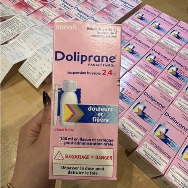 Siro hạ_ sốt  -Doli_Pranes Cho Bé Nội Địa Pháp Có Bill Mua Hàng